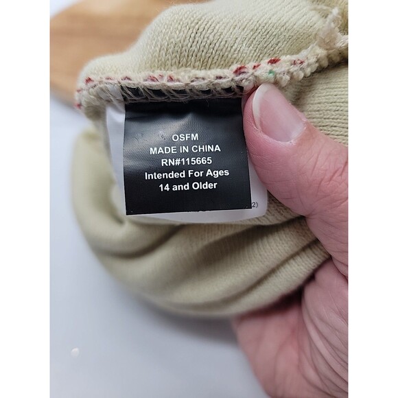 A Christmas Story "Oh Fudge" Beanie Hat Kids 14+ - Picture 5 of 6